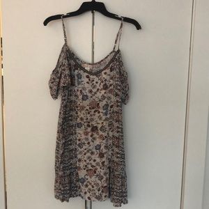 Super Fun Band of Gypsies floral off the shoulder mini dress